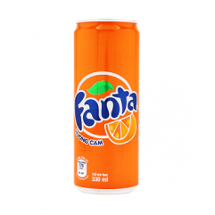 Fanta soft drink in can 330 ml